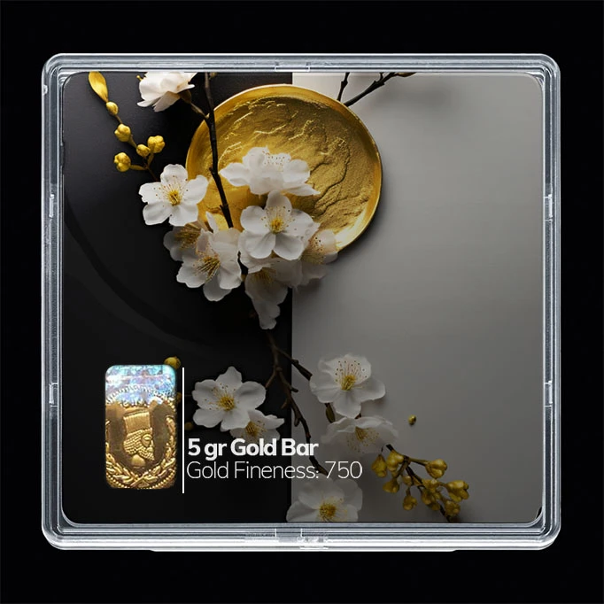 سکه گرمی طلا 18 عیار مدوپد مدل گل کد SG10888 