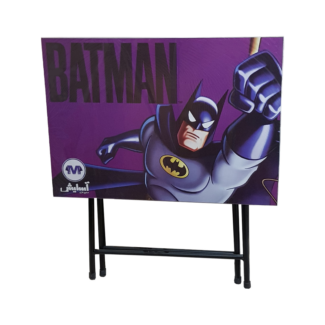 ست میز تحریر و صندلی آسایش مدل تاشو باکسدار طرح بتمن