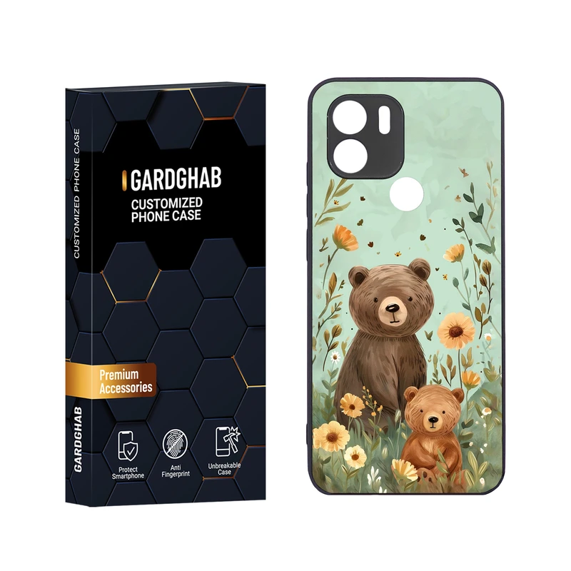 کاور گارد قاب مدل دور ژله ای فانتزی مناسب برای گوشی موبایل شیائومی Redmi A1 Plus / A2 Plus / Poco C50 / Poco C51