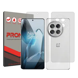 Promate Resistant model Transparent screen protector suitable for OnePlus 13 mobile phone Along with the phone back protector