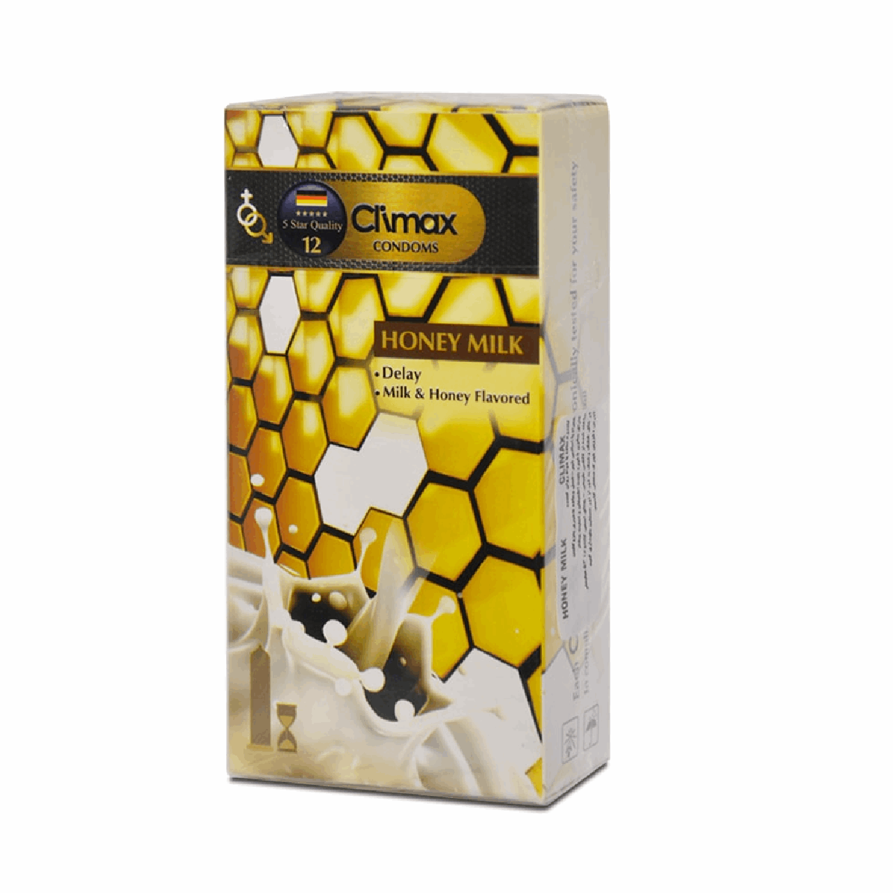 نکته خرید - قیمت روز کاندوم کلایمکس مدل Honey Milk 12 بسته 12 عددی خرید