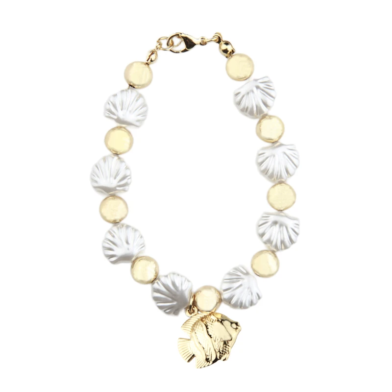 دستبند زنجیری زنانه مدل ماهی کد 1075