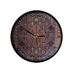 ساعت دیواری مدوپد طرح فرش قم مدل C-Ghom012
