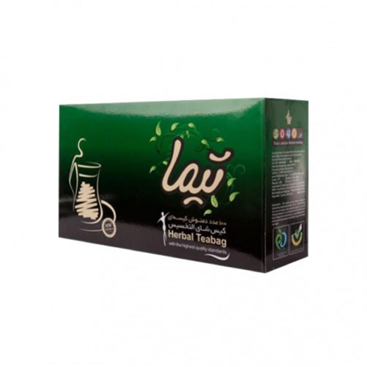 بسته چای سبز تیما 100 عددی