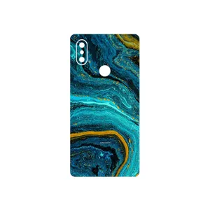 MAHOOT Turquoise marblewith golden streaks Cover Sticker for Xiaomi Mi 8 SE