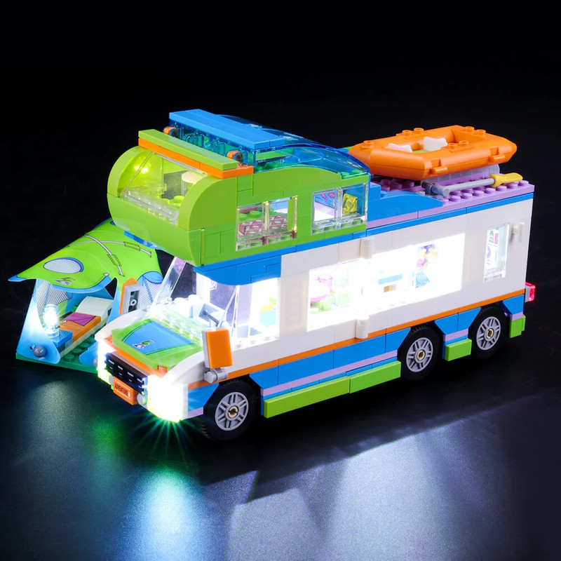قطعه ساختنی لایتایلینگ مدل کیت نورپردازی friends mias camper van 41339 کد LGK187