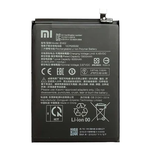 باتری موبایل مدل BN62 ظرفیت 6000 میلی آمپر ساعت مناسب برای گوشی موبایل شیائومی Redmi 9 T