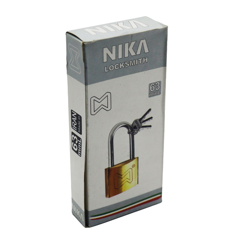 قفل آویز نیکا مدل بلند کد YPB-63MM