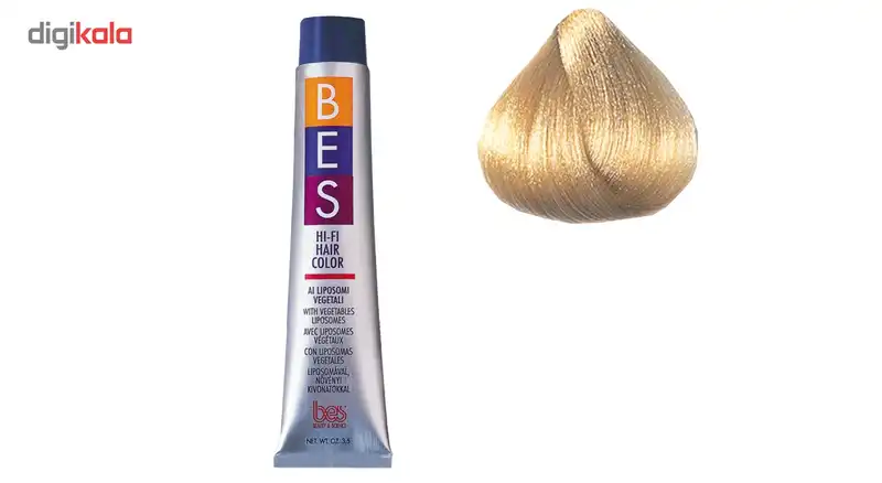 رنگ موی بس سری Natural مدل Very Light Blonde شماره 9.0