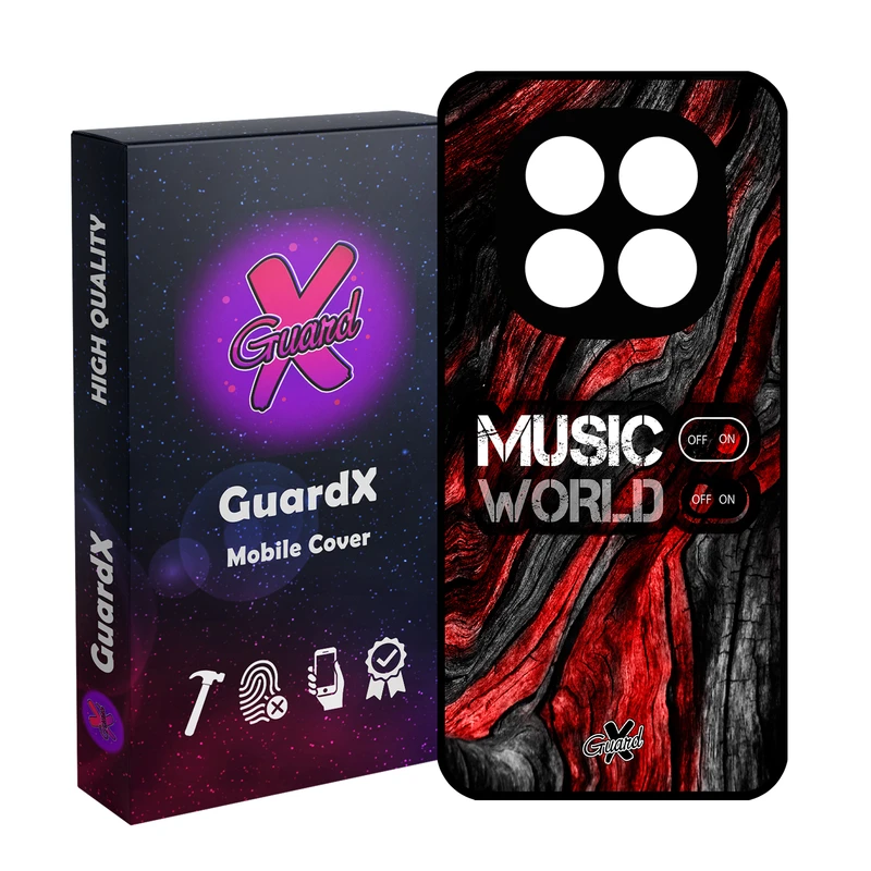 کاور گارد ایکس طرح Music مدل 10160 مناسب برای گوشی موبایل شیائومی Redmi Note 14 Pro 4G