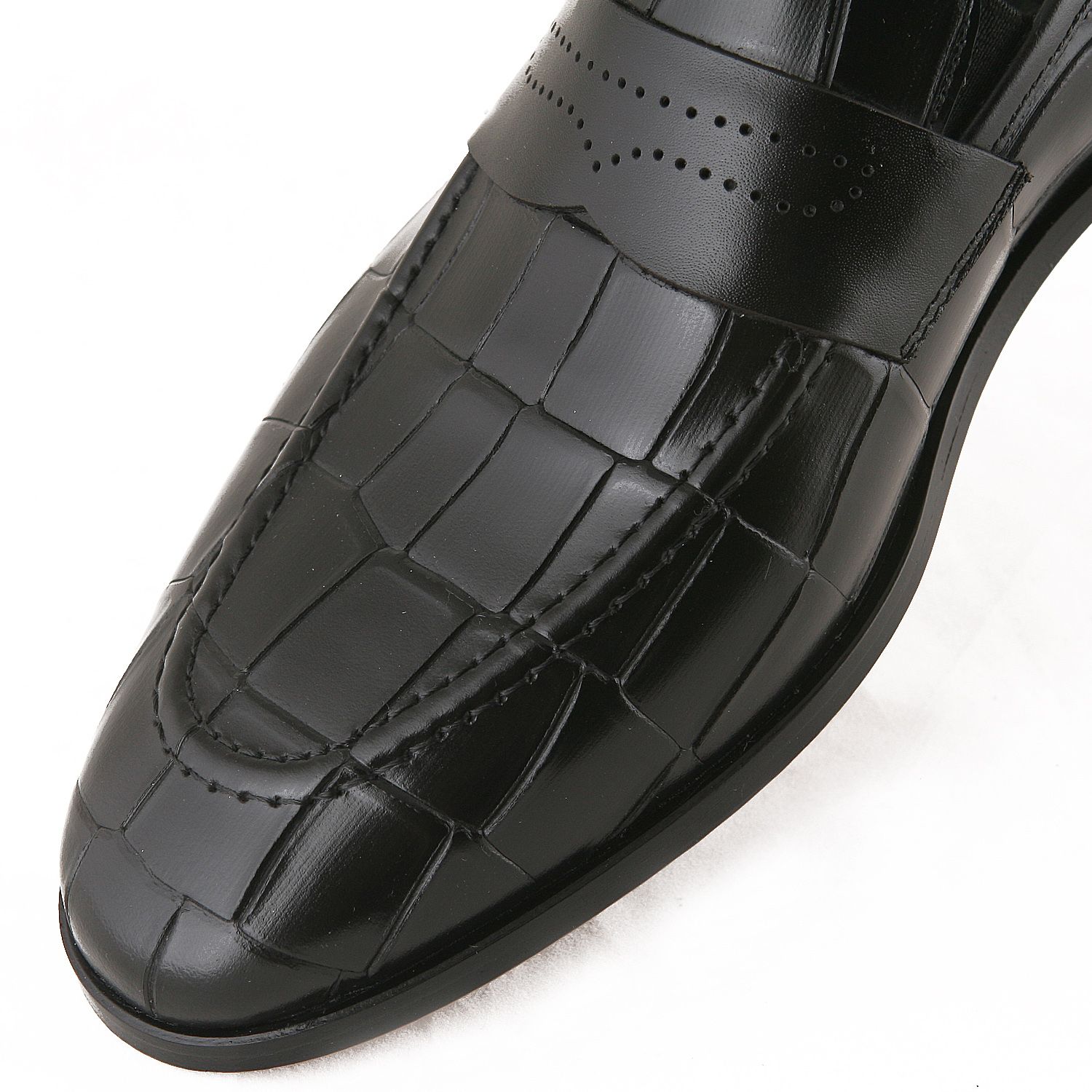 کفش مردانه چرم یلسان مدل سوآرز کد 543-GC-Msk -  - 7