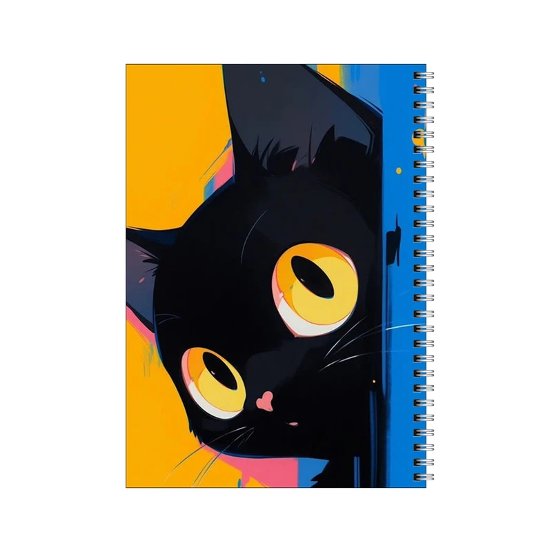 دفتر مشق 100 برگ بامبیلیپ طرح گربه سیاه کد 4298944