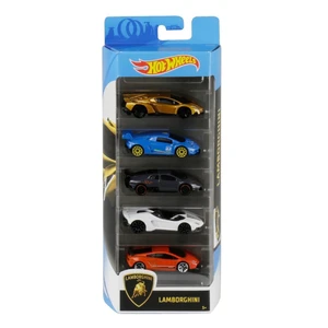 ماشین بازی هات ویلز مدل Lamborghini کد 1806/ GHP62 مجموعه 5 عددی