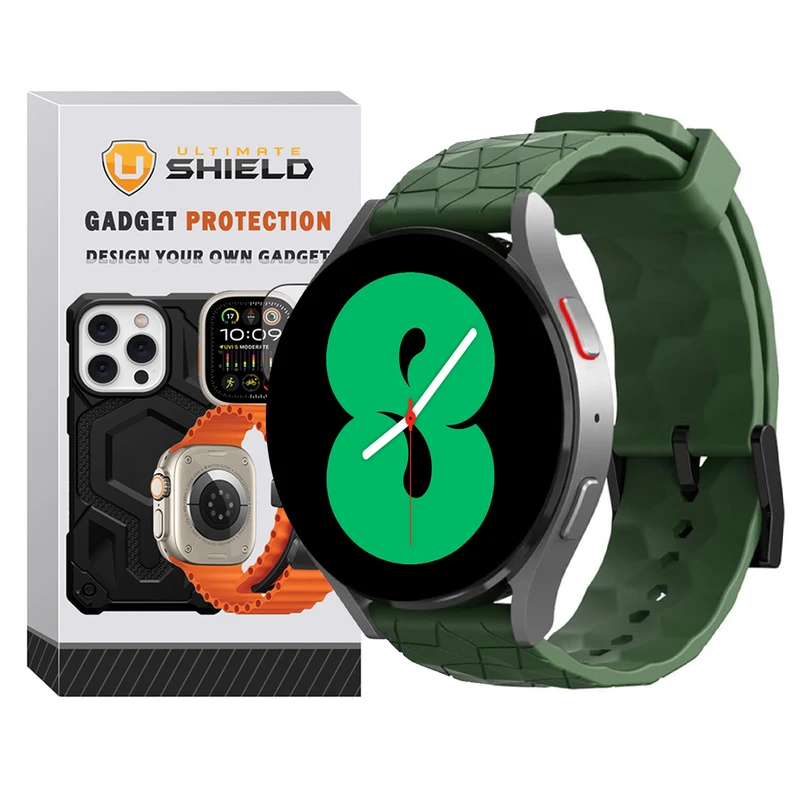 بند آلتیمیت شیلد مدل Ball Band مناسب برای ساعت هوشمند سامسونگ Galaxy Watch 4/5/6/7/FE سایز 40/43/44/46/47mm