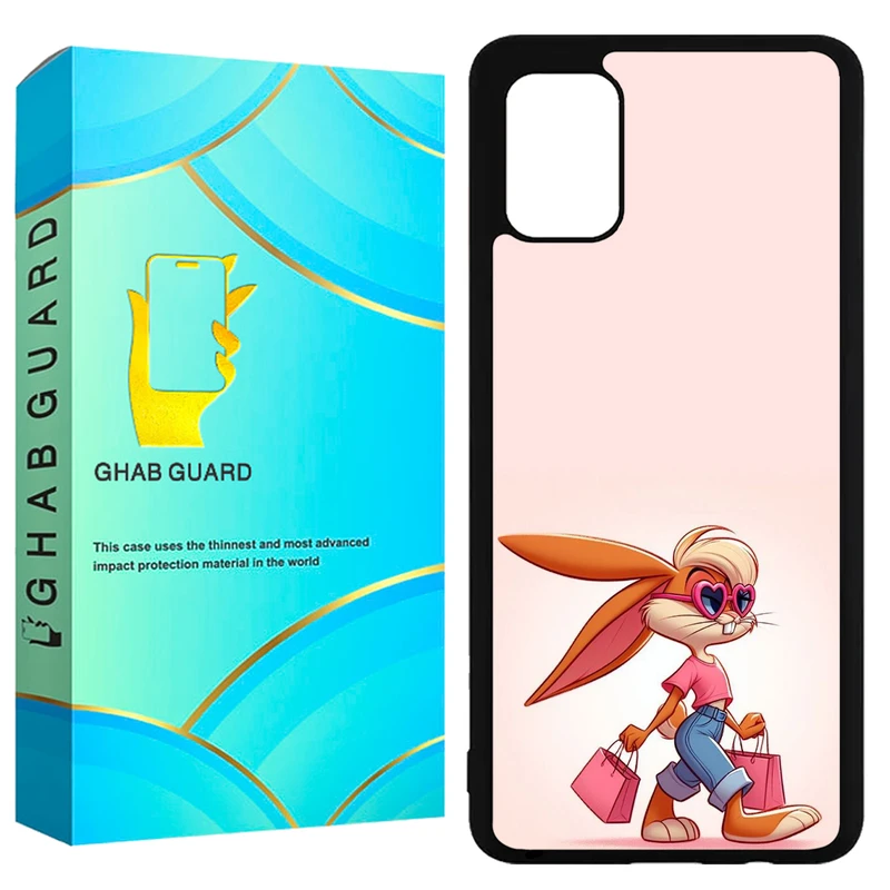 کاور قاب گارد طرح خرگوش مدل GCHPA51 مناسب برای گوشی موبایل سامسونگ  Galaxy A51 4G / A51 5G