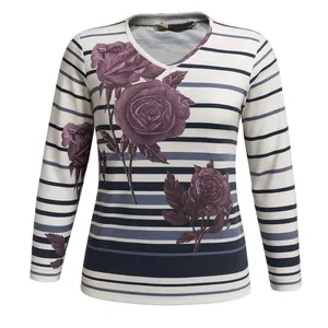 بلوز آستین بلند یقه گرد زنانه مدل موهر کد 357R