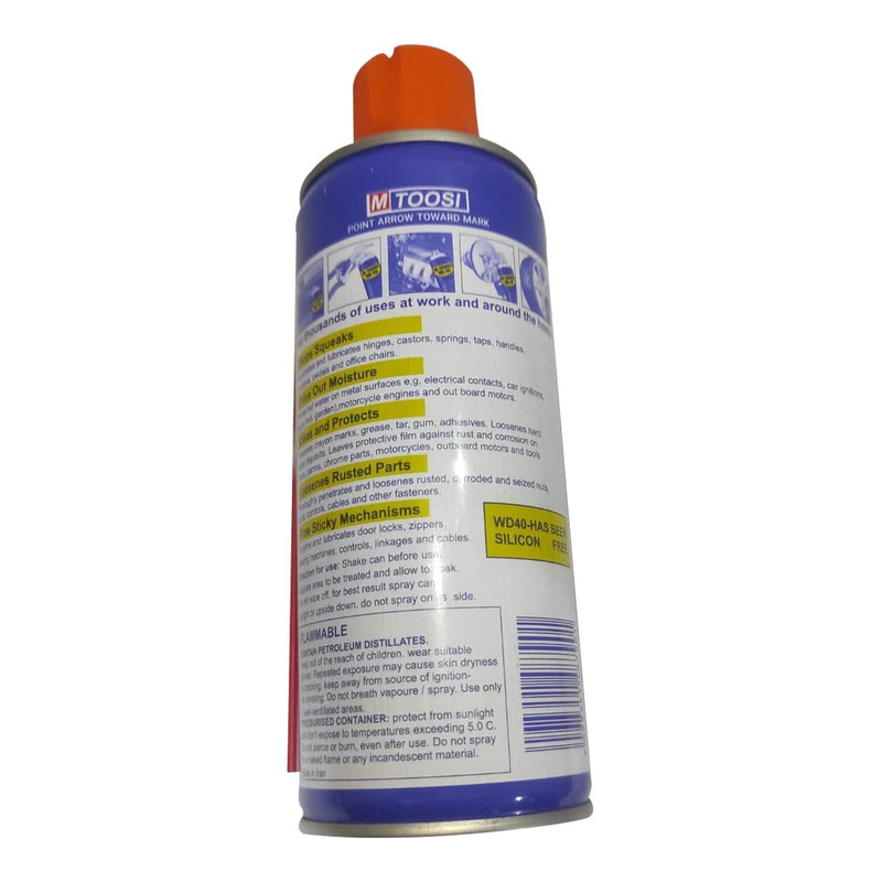 اسپری روان کننده و ضد زنگ دبلیو دی 40 مدل BG-1 حجم 400 میلیلیتر اسپری روان کننده و ضد زنگ دبلیو دی 40 مدل BG-1 حجم 400 میلیلیتر