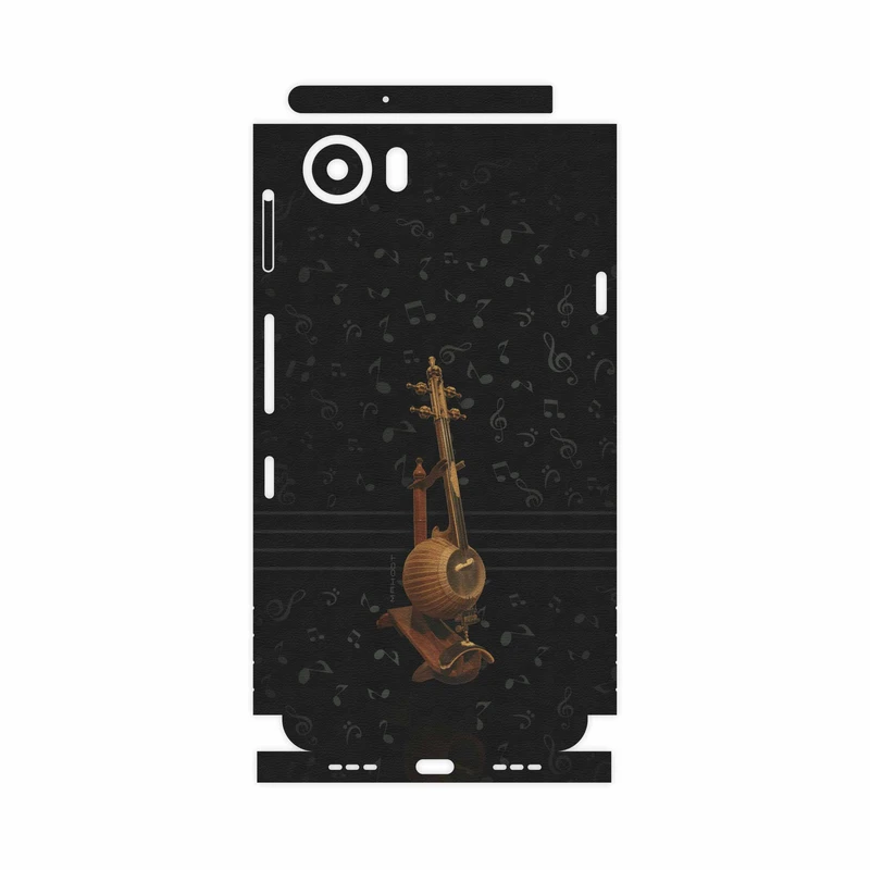 برچسب پوششی ماهوت مدل Persian Fiddle Instrument-FullSkin مناسب برای گوشی موبایل بلک بری KEYONE