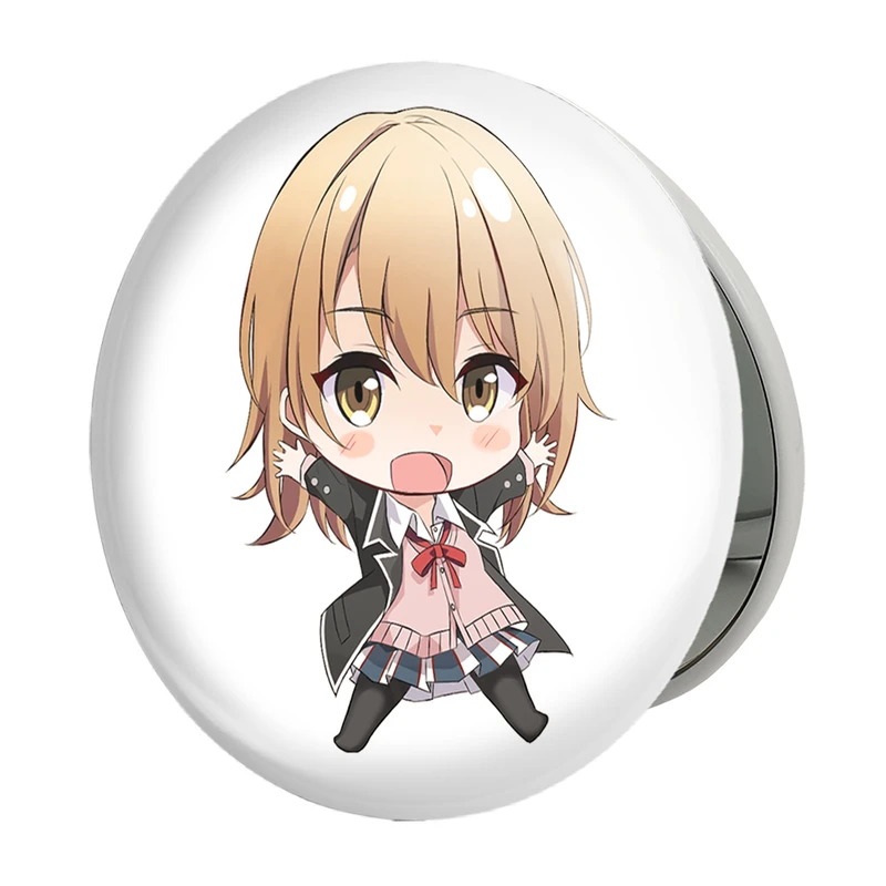 آینه جیبی خندالو طرح ایروها انیمه جوانی کمدی رومانتیک من مدل تاشو کد 32531