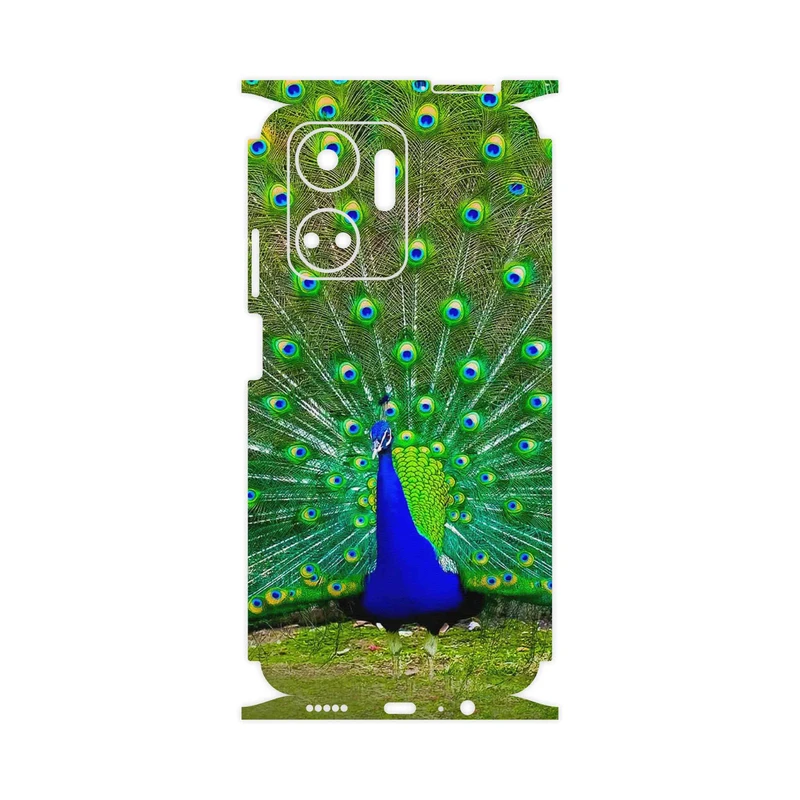 برچسب پوششی ماهوت مدل Peacock-FullSkin مناسب برای گوشی موبایل آنر X7a