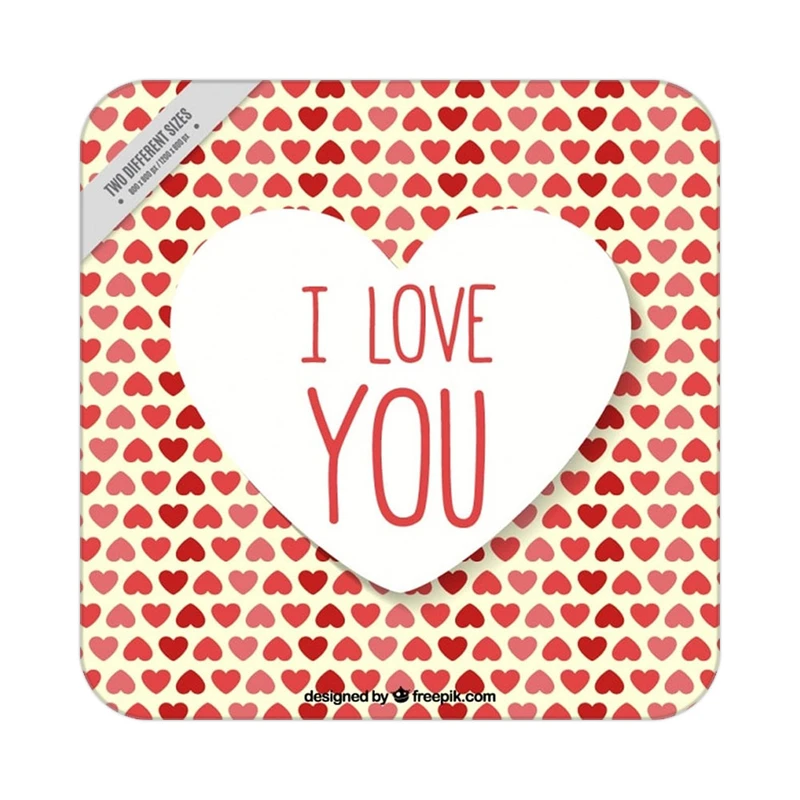 زیر لیوانی کاکتی طرح عاشقانه مدل mp39951