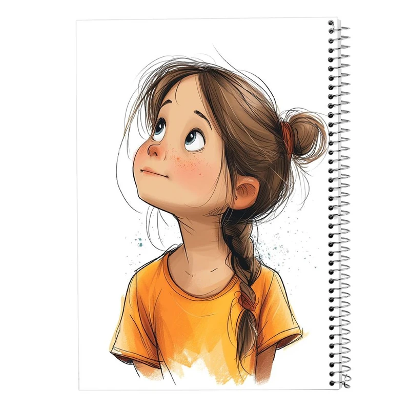 دفتر ژورنال نویسی 50 برگ مدوپد مدل نقطه ای طرح دخترانه کد DF15752