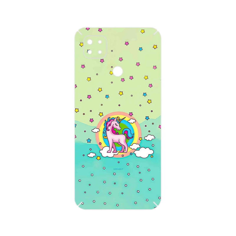 برچسب پوششی ماهوت مدل Rainbow unicorn adventure مناسب برای گوشی موبایل شیائومی Redmi 9C NFC
