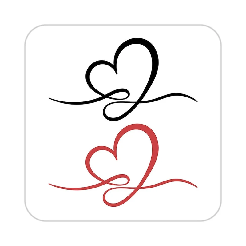 زیر لیوانی کاکتی طرح عاشقانه مدل mp36634