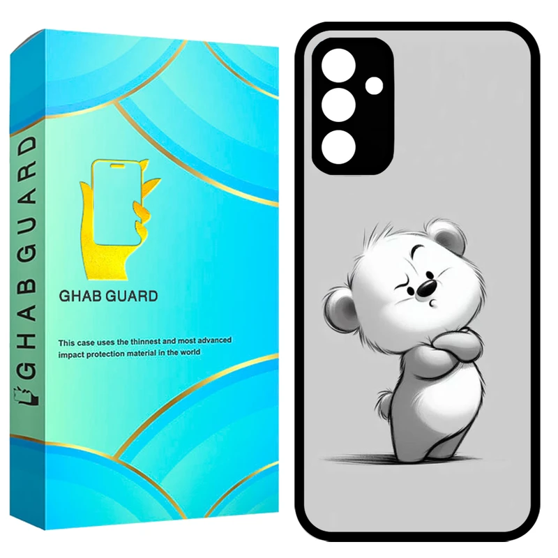 کاور قاب گارد طرح خرس مدل GCHPA25 مناسب برای گوشی موبایل سامسونگ Galaxy A25
