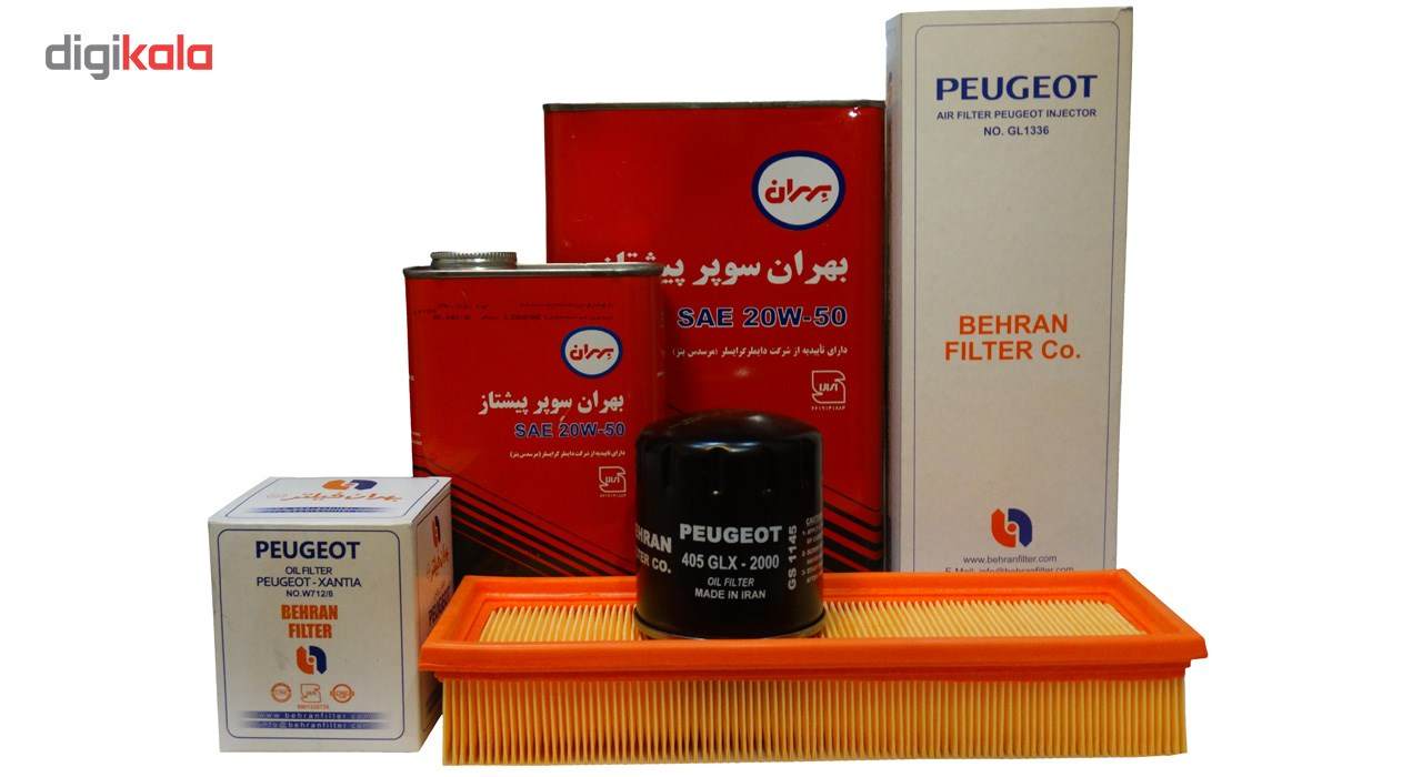 بسته تعویض روغن خودرو مدل HM1336/4 مناسب برای پژو پرشیا