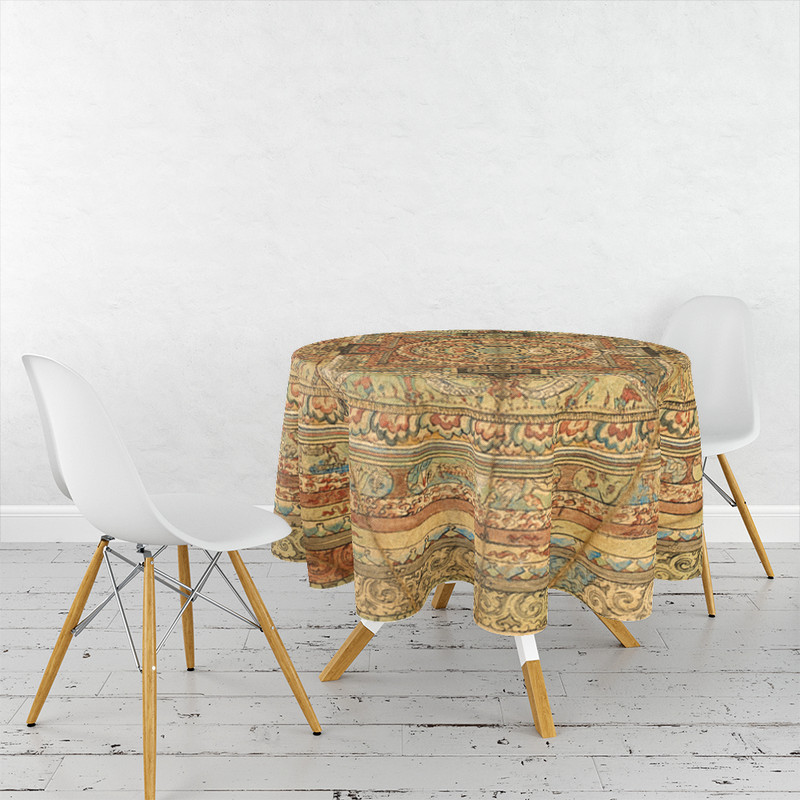 رومیزی طرح شمسه نگار مدل D-0024