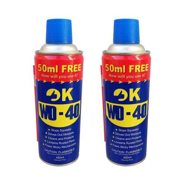 اسپری پاک کننده چسب اوکی مدل دبلیودی فورتی حجم 450 میلی لیتر بسته 2 عددی