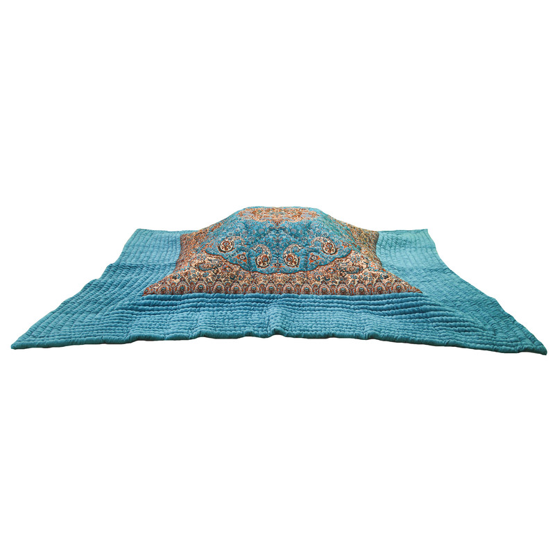 لحاف کرسی مدل درباری کلاسیک کد 1601 سایز 300x300 سانتی متر