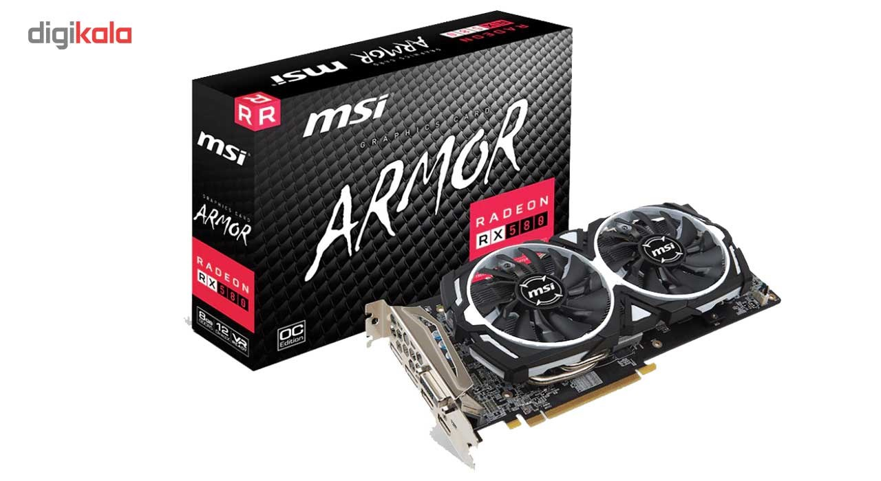 کارت گرافیک ام اس آی مدل RADEON RX 580 ARMOR 8G OC