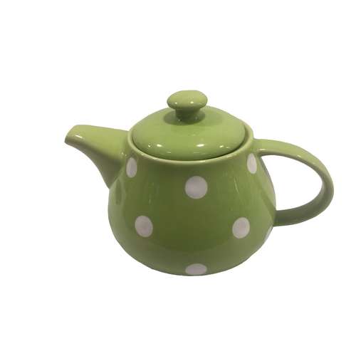 قوری سرامیکی خال خالی