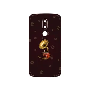 MAHOOT Gramophone Nostalgia Cover Sticker for Motorola Moto M