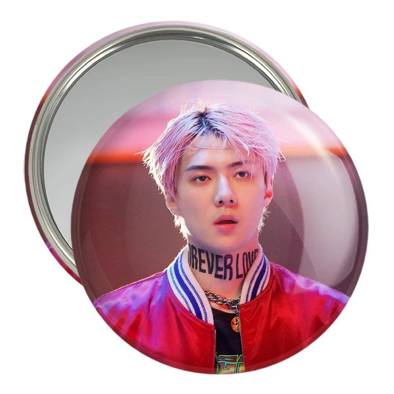 آینه جیبی خندالو مدل سهون گروه اکسو EXO  کد 16834