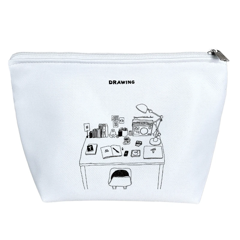 کیف لوازم آرایش دخترانه خندالو مدل میز طراحی کد 7972