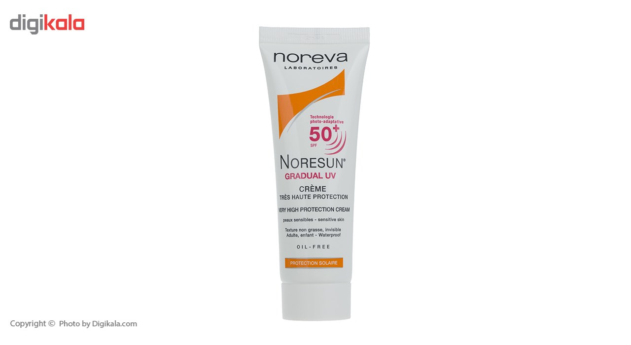 کرم ضد آفتاب نوروا سری Noresun مدل Gradual UV SPF50 حجم 40 میلی لیتر