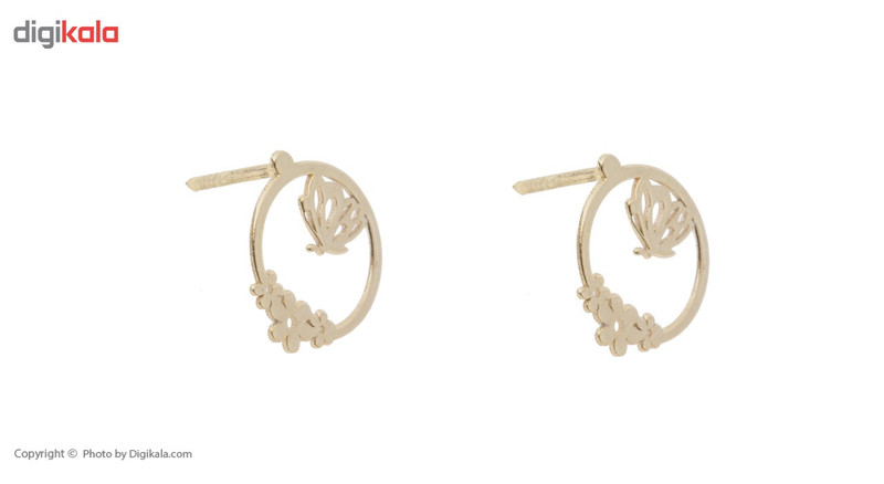 نیم ست طلا 18 عیار زنانه رزا مدل SG106