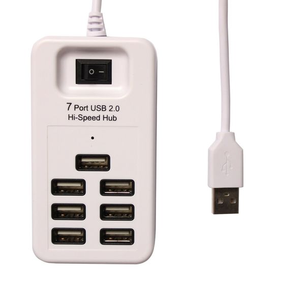 هاب USB 2.0 هفت پورت مکس تاچ مدل P-1602 هاب USB 2.0 هفت پورت مکس تاچ مدل P-1602