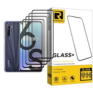 Randika Glass MIX004 Screen Protector For Realme 6S Pack Of 4