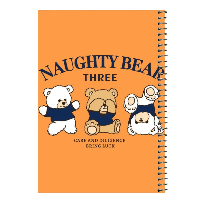 دفتر مشق 80 برگ اس جی مدل خرس های بازیگوش    