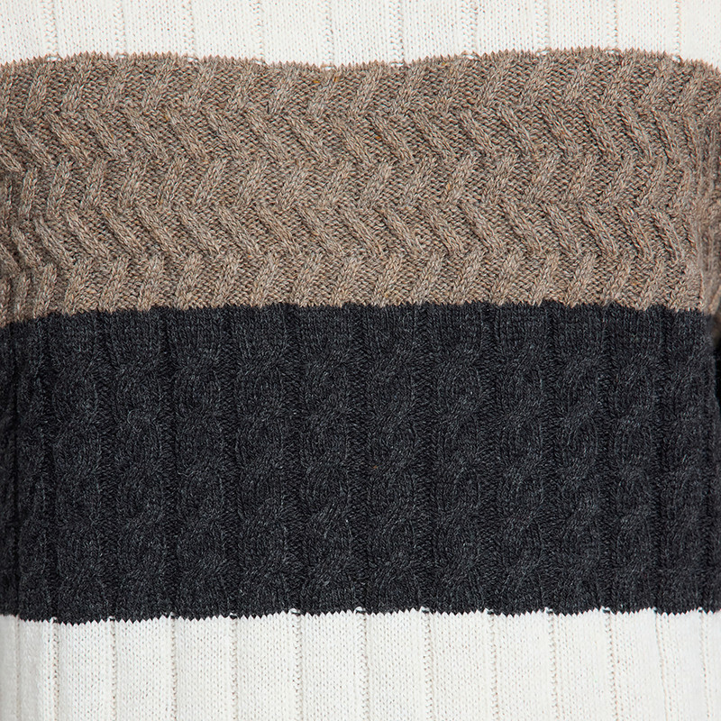 پلیور یقه گرد مردانه مدل 839240260 طرح ترندیول