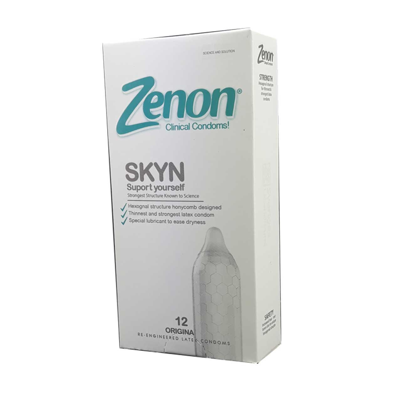 کاندوم زنون مدل Skin بسته 12 عددی