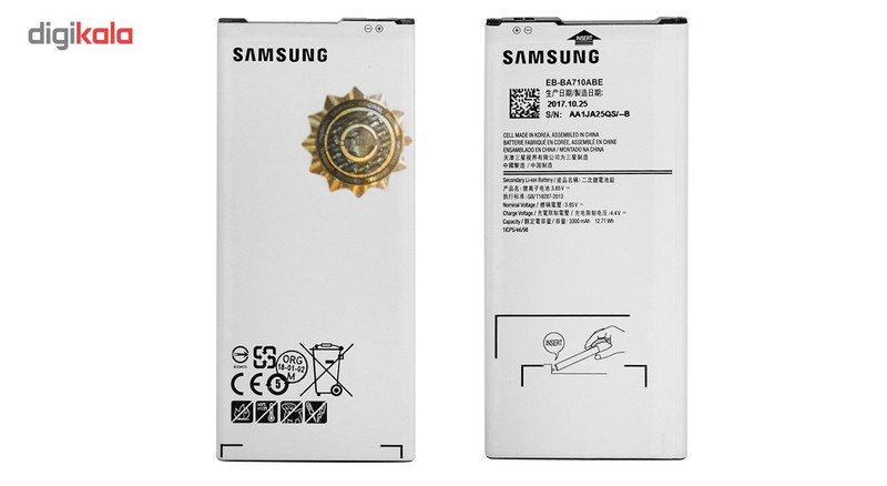 باتری موبایل مدل EB-BA710ABE با ظرفیت 3300mAh مناسب برای گوشی موبایل سامسونگ Galaxy A7 2016