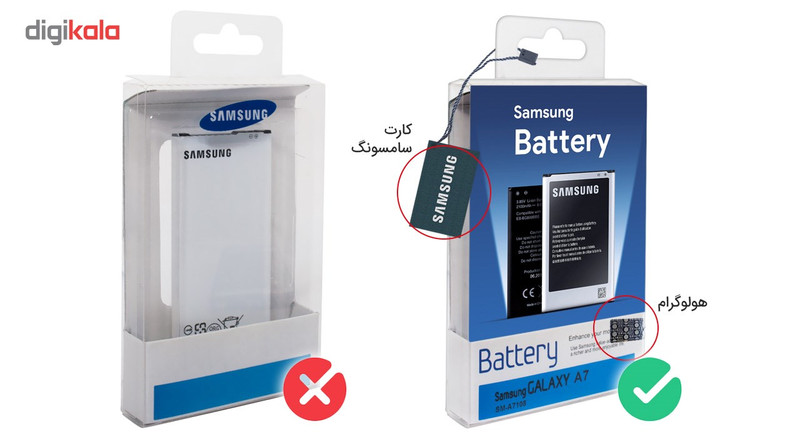 باتری موبایل مدل EB-BA710ABE با ظرفیت 3300mAh مناسب برای گوشی موبایل سامسونگ Galaxy A7 2016