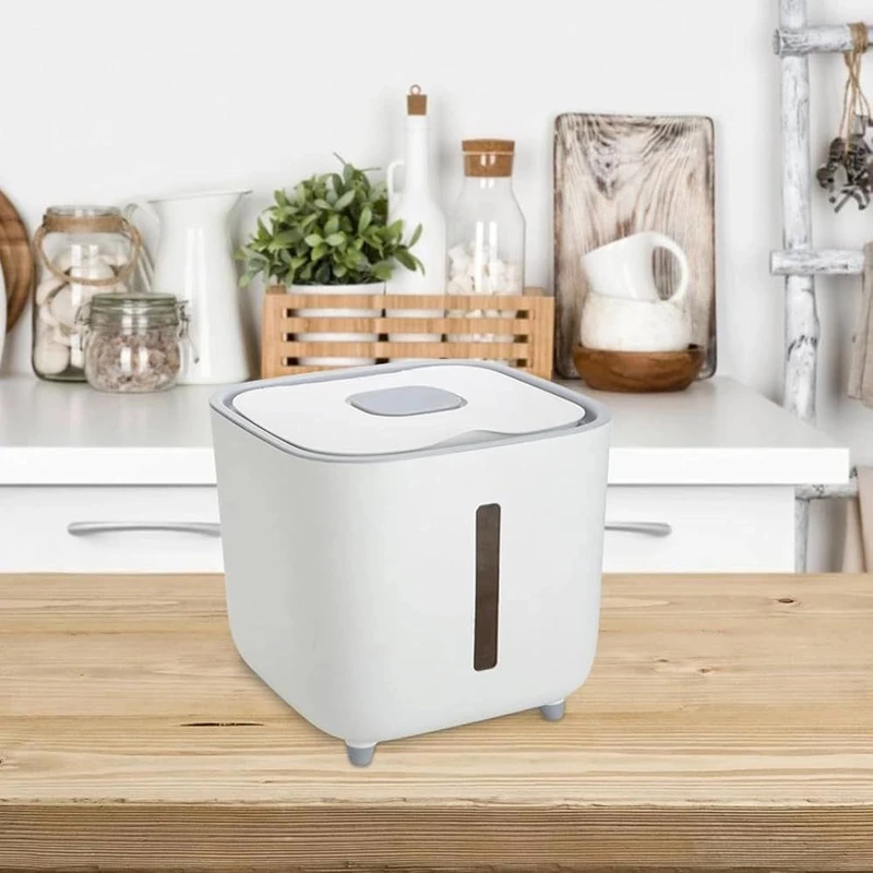 عکس شماره 15 : سطل برنج مدل مکعبی کد 1369n2180 ظرفیت 10 کیلوگرم