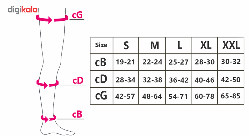 جوراب واریس مدی مدل Duomed- AD