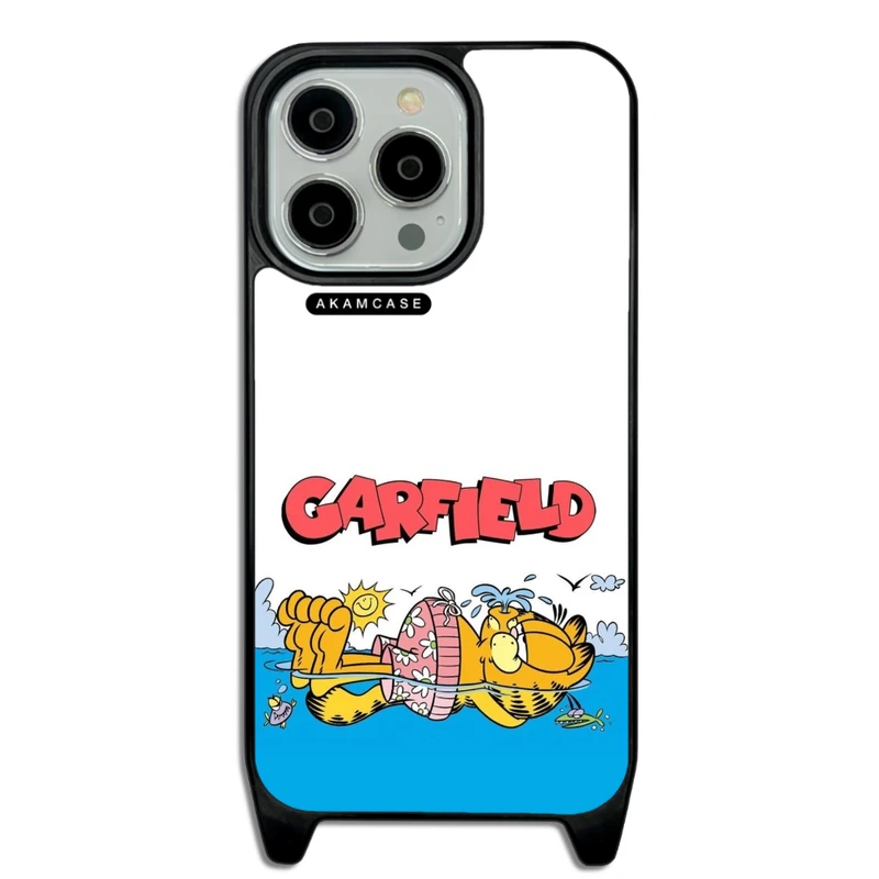 کاور آکام مدل AMC-WLA13PRO-GARFIELD9 مناسب برای گوشی موبایل اپل iPhone 13 Pro